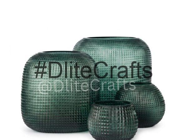 Somba Vase Petrol Green
