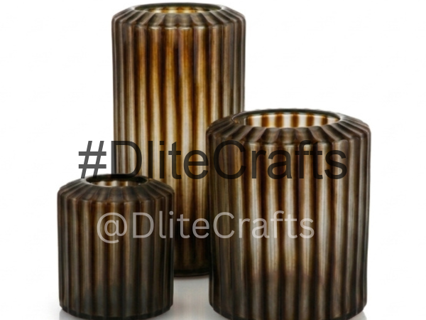 Omar Vase Black Orange