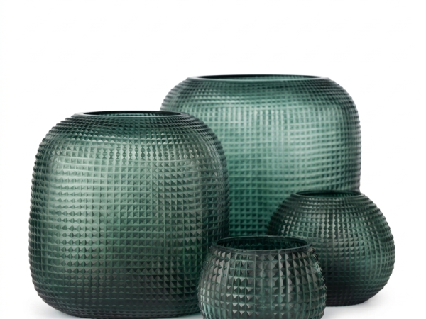 Somba Vase Petrol Green