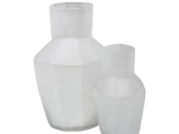 Kahulu Vase White frost