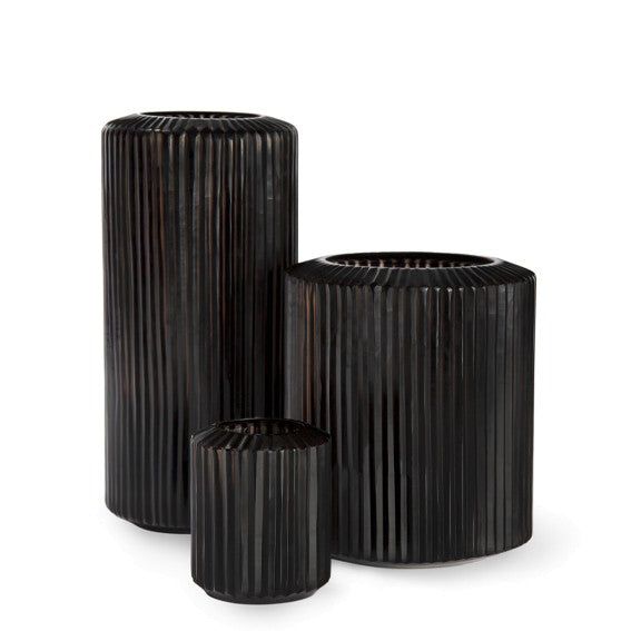 Omar Vase - Smokegrey_Black - Small