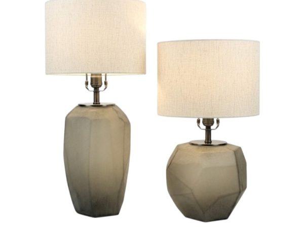 Cubistic Table Lamp Smoke