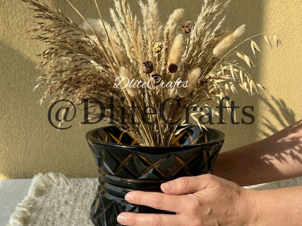 Black Yellow Table Decor